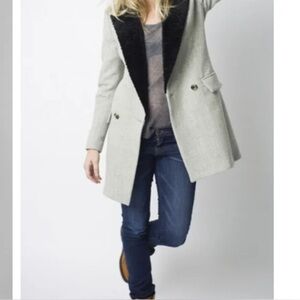 Smythe Persian Collar Wool Topper Coat